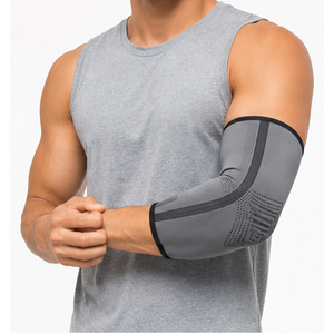 Manchons de protection pour coudes personnalisés, respirants, souples, offrant un soutien, équipement de fitness et d'entraînement, OEM ODM, vente en gros de manchons de protection pour coudes - Product Image 4