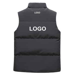 Men’s Outdoor Puffer Vest Jacket Windproof Lightweight Quilted Insulated Sleeveless Winter <b>Coat</b> with Comfortable Layering Design - Product Image 3