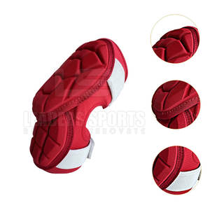 สนับศอกเบสบอลแบบสั่งทำพิเศษ พร้อมแผ่นรองรับแรงกระแทก EVA ป้องกันอย่างมืออาชีพ โลโก้สั่งทำได้ ปิดแบบผูกเชือก MOQ ต่ำ - Product Image 3