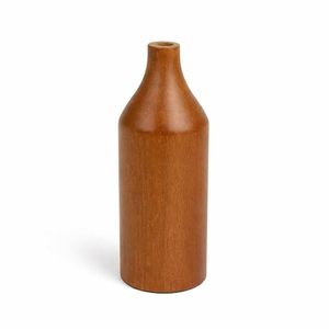 Modern Wooden Tabletop <b>Vase</b> Round <b>Small</b> Decorative Flower Holder for Home Wedding Desktop Decor - Product Image 3