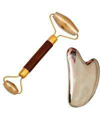 Outil facial Gua Sha Kansa Wand 2025 avec fonction de resserrement manuel de la peau pour les soins et le massage - Product Image 6