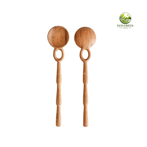 Fabricant OEM ODM de cuillères en bois, ustensiles de cuisine en bois personnalisés, cuillère à salade, cuillère à café et cuillère à épices - Product Image 2
