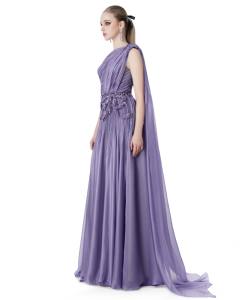 ชุดเดรส AMETHYST DRAPE _ ชุดราตรีหรูหราสไตล์คูตูร์จากแบรนด์ท้องถิ่นเวียดนาม - Product Image 3