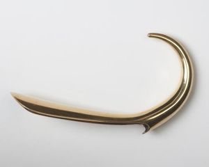 Luxury Brass <b>Shoe</b> Horn Polished Finish Strong Material Ideal For Home Hotel And Travel Accessories - Product Image 1
