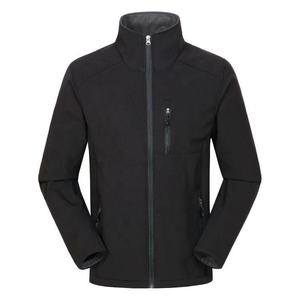 Chaqueta Softshell Lisa Impermeable y Cortavientos para Hombre, Nueva Moda, 100% Poliéster, Chaqueta Softshell para Hombre, OEM ODM - Product Image 1