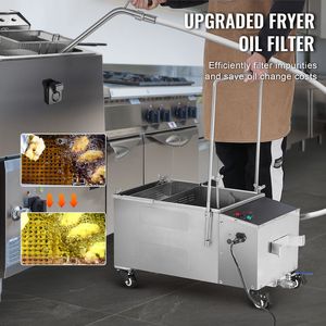 Unità Portatile per Filtraggio Olio da 38L con Velocità di 10 L/min, Dotata di Ruote Girevoli e Tubo dell'Olio per Uso Commerciale con Friggitrice - Product Image 2