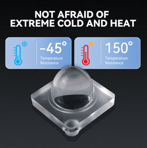 산업용 및 의료용 프리미엄 실리콘 렌즈 고충격 UV 렌즈 경화 방사선 저항 실리콘 렌즈 - Product Image 6