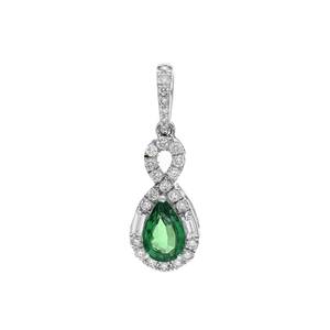 Pear Cut Tourmaline Pendant Gemstone 925 Sterling <b>Silver</b> Luxury Jewelry Women Elegant Handmade Gift Durable - Product Image 2