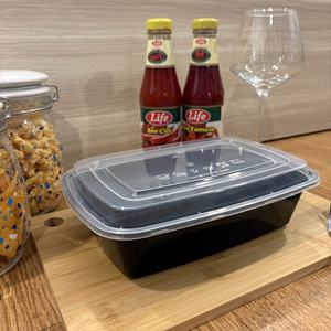 Couvercle jetable compostable de 38 oz à compartiment unique, en PP de qualité alimentaire, écologique, biodégradable, sans BPA, compatible micro-ondes, pour plats à emporter - Product Image 3