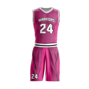 Ensemble d'uniformes de basketball sans manches légers et respirants à faible MOQ avec design par sublimation - Product Image 1