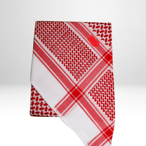 Shemagh, foulard tissé en coton à carreaux, couvre-tête carré léger de style arabe, protection contre la poussière - Product Image 3
