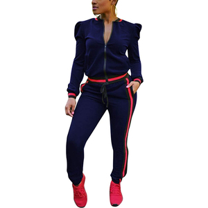 Ensemble deux pièces de survêtement léger et confortable pour femme, avec sweat-shirt imprimé à manches longues et pantalon de jogging, coupe ample - Product Image 2
