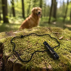 Buffalo Horn Whistle for Pets | Handmade Eco-Friendly Rustic Animal Training Whistle High Quality - Product Image 1