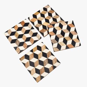 Handmade Decorative Table <b>Coasters</b> Set | Luxury Drink <b>Coasters</b> for Coffee Table & Dining Table Decor - Product Image 4