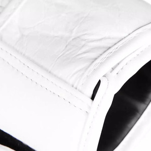 Factory Direct Custom Logo PU Leather Boxing <b>Gloves</b> <b>Moisture</b> Wicking Hook Loop Closure Kick Boxing Training Sparring <b>Gloves</b> - Product Image 4