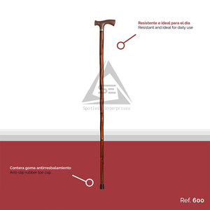 Bâtons de marche en bois légers et modernes, sur mesure, avec poignée antidérapante, design portable de haute qualité - Product Image 4