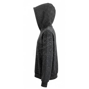 Sudadera con capucha de algodón mezclado con pedrería, de calidad premium, diseñada para brindar comodidad, estilo y uso diario. - Product Image 4