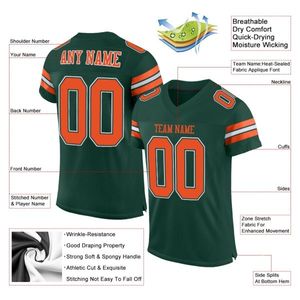 Conjunto de Uniforme de Fútbol Americano Personalizado, Jersey de Juego con Cualquier Nombre y Número para Equipos - Product Image 6