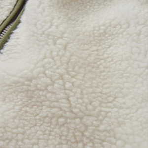 High Quality <b>Men's</b> Casual Wear <b>Sherpa</b> Fleece <b>Jackets</b> White Color Zipper Up Stand Collar Adult's Fashion Wear Warn Winter <b>Jackets</b> - Product Image 2