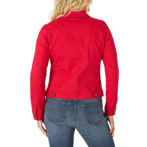 Women <b>Cropped</b> <b>Denim</b> <b>Jacket</b> Casual Button Front Coat Long Sleeve Fashion Outerwear Streetwear Style - Product Image 3