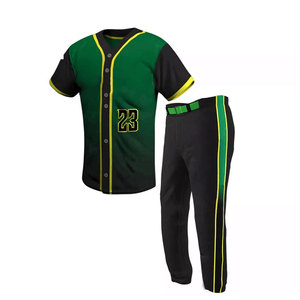 Tenue de sport de compétition de haute qualité pour hommes, uniforme de baseball à prix abordable - Product Image 1