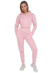 Women's Casual Vintage Solid Pattern Regular Hoodie Joggers Breathable Quick Dry 100% Cotton Sporty 2 Piece Long <b>Set</b> Active - Product Image 6