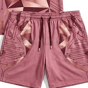 Conjunto de camiseta y pantalones cortos, atuendo informal, tela suave, diseño ligero, ajuste cómodo, adecuado para uso diario - Product Image 5