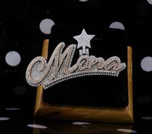 จี้ห้อยคอแบบสั่งทำพิเศษสไตล์ฮิปฮอป ประดับเพชรโมอิสซาไนต์ VVS เงินแท้ 925 ชุบทองสองสี ผ่านการทดสอบเพชร เหมาะสำหรับทั้งชายและหญิง - Product Image 5