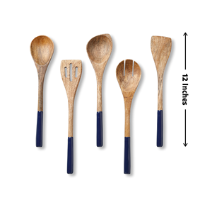 Produit le plus vendu, outils à salade écologiques, compatibles lave-vaisselle, pour la cuisine à domicile, fabriqués en Inde - Product Image 1