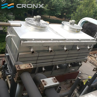 Condenseur évaporatif à contre-courant pour système de réfrigération industrielle à l'ammoniac R717, compresseur de condensation, système de refroidissement pour entrepôt frigorifique