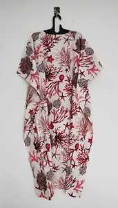 ชุดเดรสผ้าฝ้ายพิมพ์ลายปะการังสไตล์โบฮีเมียน สำหรับคลุมชุดว่ายน้ำ เหมาะสำหรับใส่ไปรีสอร์ทและวันพักผ่อน - Product Image 2