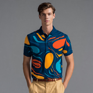Polo de Verano de Alta Calidad para Hombre, Manga Corta, Sublimado, con Cuello Camisero, Estampado - Product Image 2