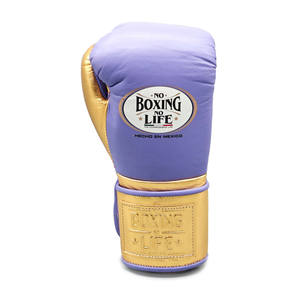 Guantes de Boxeo Personalizados Hechos a Mano Profesionales de Cuero Vacuno Premium con Correa de Muñeca Ajustable, Sin Boxeo No Hay Vida - Product Image 2