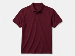 Polo en coton uni pour homme, manches courtes, col classique, décontracté, coupe ajustée, tricoté, logo personnalisé, OEM ODM, vente en gros - Product Image 3