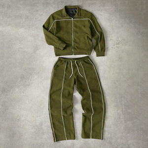 Conjuntos deportivos con cremallera, cortavientos, para gimnasio, correr y entrenar. - Product Image 1