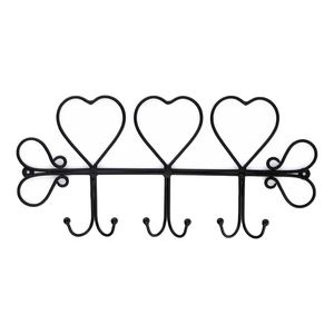 Porte-manteau mural élégant et contemporain en métal – Organisateur stylé pour gain de place – Rangement suspendu pour entrée - Product Image 1