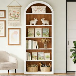 Libreria Alta in Legno, Arredamento Versatile per Soggiorno, Camera da Letto, Hotel e Supermercato con Eccellente Funzione di Stoccaggio - Product Image 5