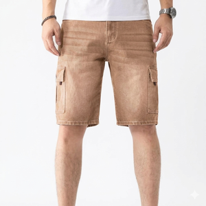 Shorts de sport décontractés pour hommes, 100% polyester, séchage rapide, taille élastique, légers, respirants, confortables, OEM ODM, vente en gros - Product Image 5