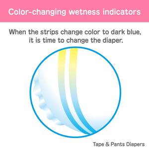 เมอร์รี่ส์ผ้าอ้อม3แพ็คแบบใช้แล้วทิ้ง30ชิ้นขนาด XXL 15กก. ถึง28กก. - Product Image 3