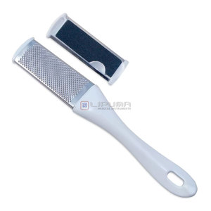 Custom Logo Foot <b>File</b> Stainless Steel Pedicure Callus Remover with Stainless Steel Grinding Head <b>Nail</b> Foot <b>File</b> - Product Image 1