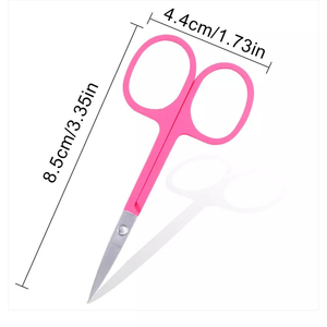 Small <b>Nail</b> <b>Scissors</b> Multipurpose Stainless Steel Cuticle Manicure Fingernail Toenail Beauty <b>Scissors</b> Round Handle Sharp Blade - Product Image 5