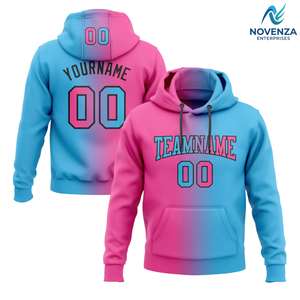 Sweat-shirt à capuche personnalisé avec dégradé de couleurs, vêtements de sport en gros, disponible en différentes couleurs - Product Image 1