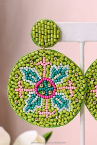 Pendientes de aro de botella de Perfume de lujo, joyería de declaración nupcial Bohemia Unisex, accesorios de moda hechos a mano chapados en oro de 18 quilates - Product Image 3