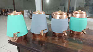 Botella de cobre India ecológica, utensilios de cocina y Mesa, botellas de agua de metal de cobre puro - Product Image 5