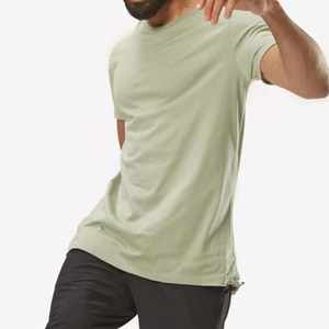 Impression personnalisée OEM Vente en gros T-shirts en coton unisexes grande taille pour hommes Logo Broderie en chenille T-shirts - Product Image 1