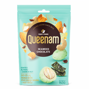 Chocolate Dragee, la Mejor Oferta, Fabricación Vietnam Global, Algas Marinas Recubiertas de Chocolate, Almendras y Anacardos, 150 g, Bocadillo de Chocolate, HALAL, OEM/ODM - Product Image 1