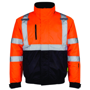 Chaqueta de Trabajo Reflectante Fluorescente para Personal Industrial, Equipos de Carreteras, Servicios Públicos y Operaciones de Construcción - Product Image 3