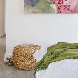 Braided Hand Woven Natural Water Hyacinth Seat <b>Cushion</b> - Product Image 5