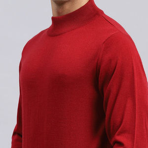 Camiseta Casual de Hombre al por Mayor, Cuello Alto, 100% Algodón, Ecológica, Transpirable, a la Moda, para Otoño e Invierno - Product Image 3