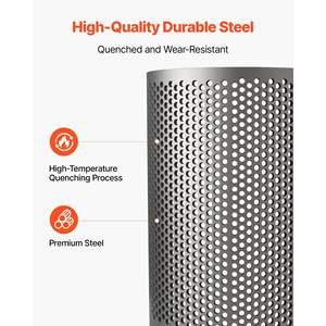 Maille de fil d'acier de haute qualité pour le recyclage des petites particules, écran à ouverture de haute précision de 0,315 po/8 mm, broyeur de plastique - Product Image 3